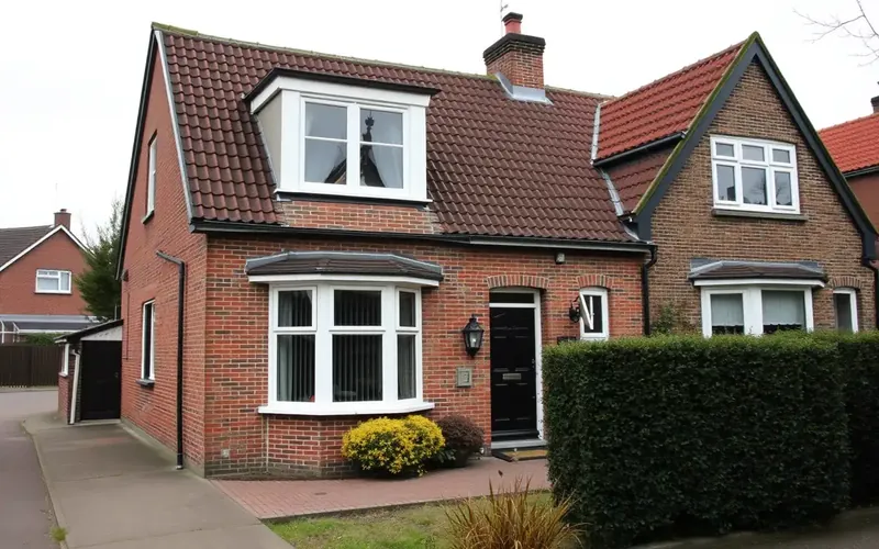 Nederlandse jaren '30-woning met erker en pannendak